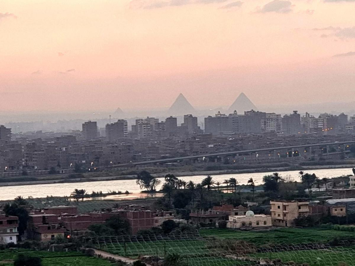 Amazing Nile View And Pyramids Apartment Каїр Екстер'єр фото