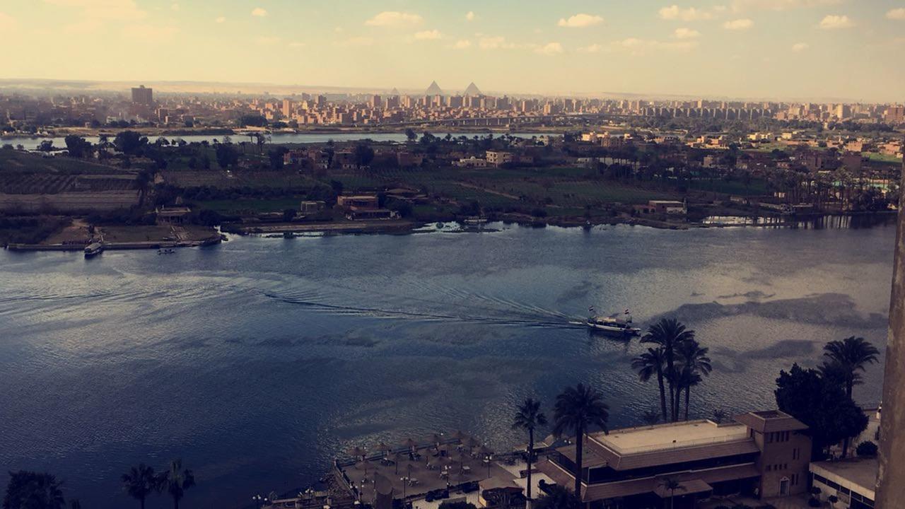 Amazing Nile View And Pyramids Apartment Каїр Екстер'єр фото